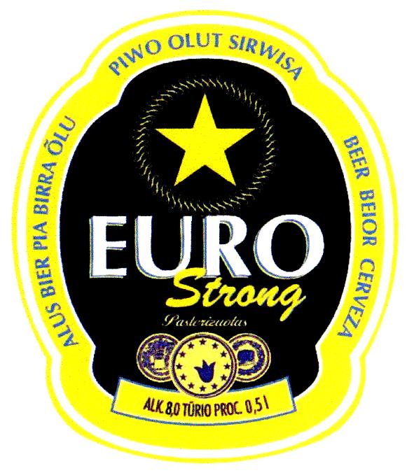 Prekės ženklas: EURO Strong ALUS BIER